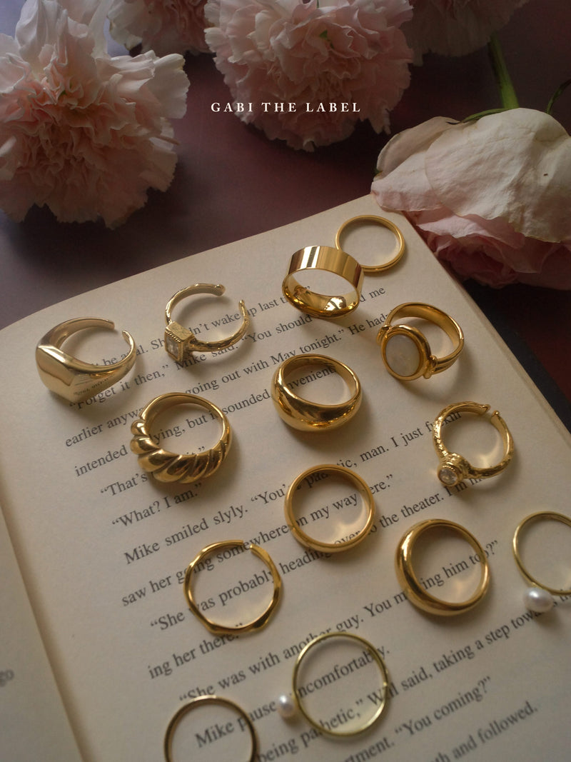 Diamond 14K Ring, Gold Diamond Cluster Ring, Vintage Diamond Statement